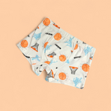 ASSORTED PACK OF 2 FOOTBALL PRINTED BRIEFS - MULTICOLOR