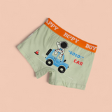 ASSORTED PACK OF 2 VEHICLE & ASTRONAUT PRINTED BRIEFS - MULTICOLOR