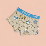 ASSORTED PACK OF 2 VEHICLE & ASTRONAUT PRINTED BRIEFS - MULTICOLOR