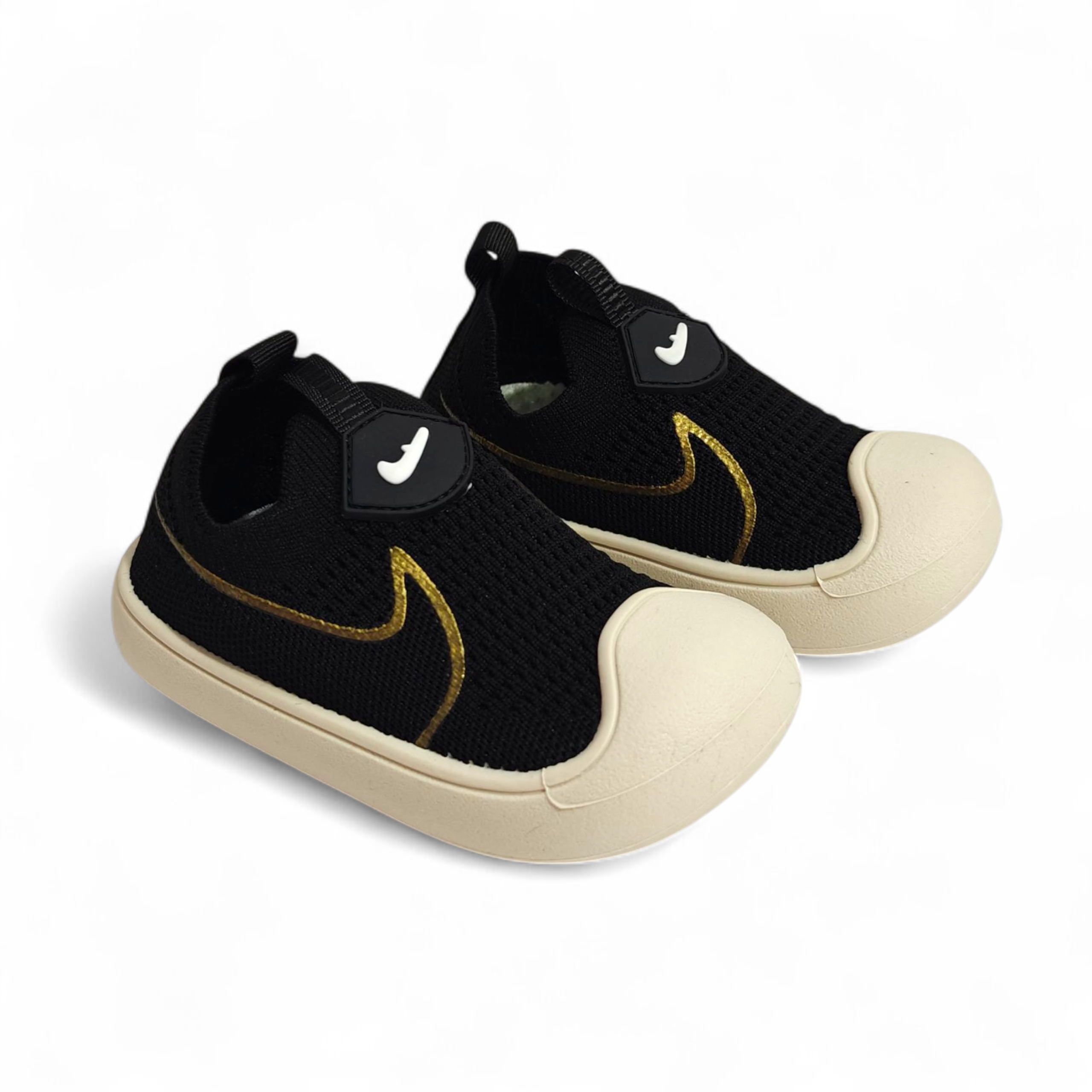 SOLID SLIP-ON SHOES - BLACK