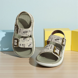 PRINTED SEMI-FORMAL SANDALS - WHITE