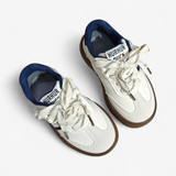 H PATCH DETAILED SNEAKERS - NAVY