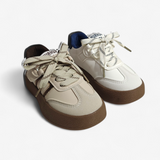 H PATCH DETAILED SNEAKERS - NAVY
