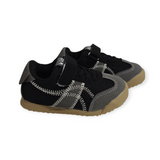 WAVE DETAILED SNEAKERS - BLACK