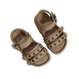 STUDDS SANDALS - BEIGE
