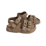 STUDDS SANDALS - BEIGE