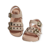 STUDDS SANDALS - PINK