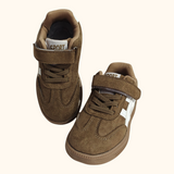 SUEDE DEATILED SNEAKERS - KHAKI