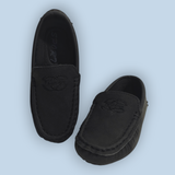 FASHION PATCH LOAFERS - BLACK