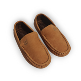 FASHION PATCH LOAFERS - TAN