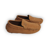 FASHION PATCH LOAFERS - TAN