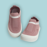 SOLID SLIP-ON SHOES - PINK