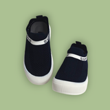 SOLID SLIP-ON SHOES - NAVY BLUE