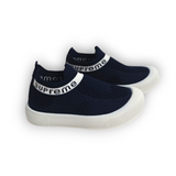 SOLID SLIP-ON SHOES - NAVY BLUE