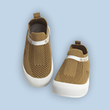 SOLID SLIP-ON SHOES - KHAKI