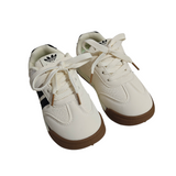 STRIPES SNEAKERS - WHITE & BLACK