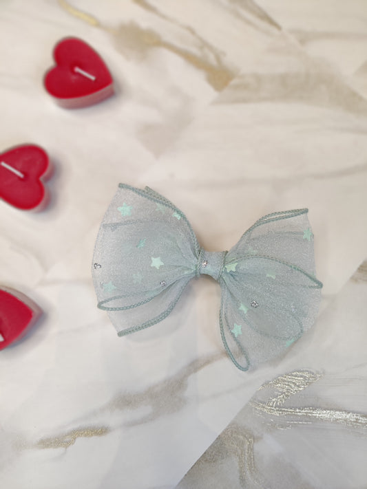 STARS DOUBLE BOW PINS