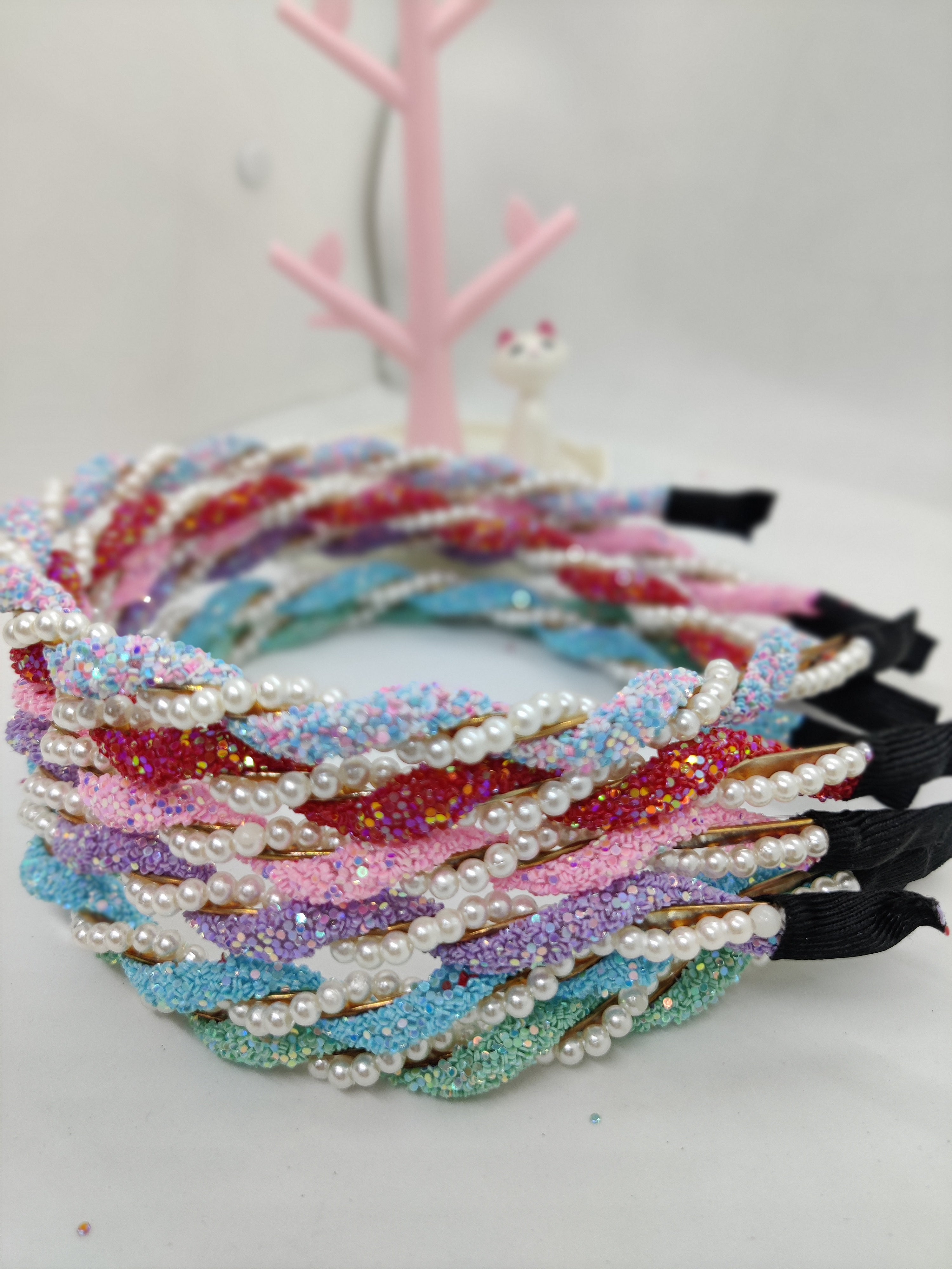 PEARL & GLITTER HAIRBAND