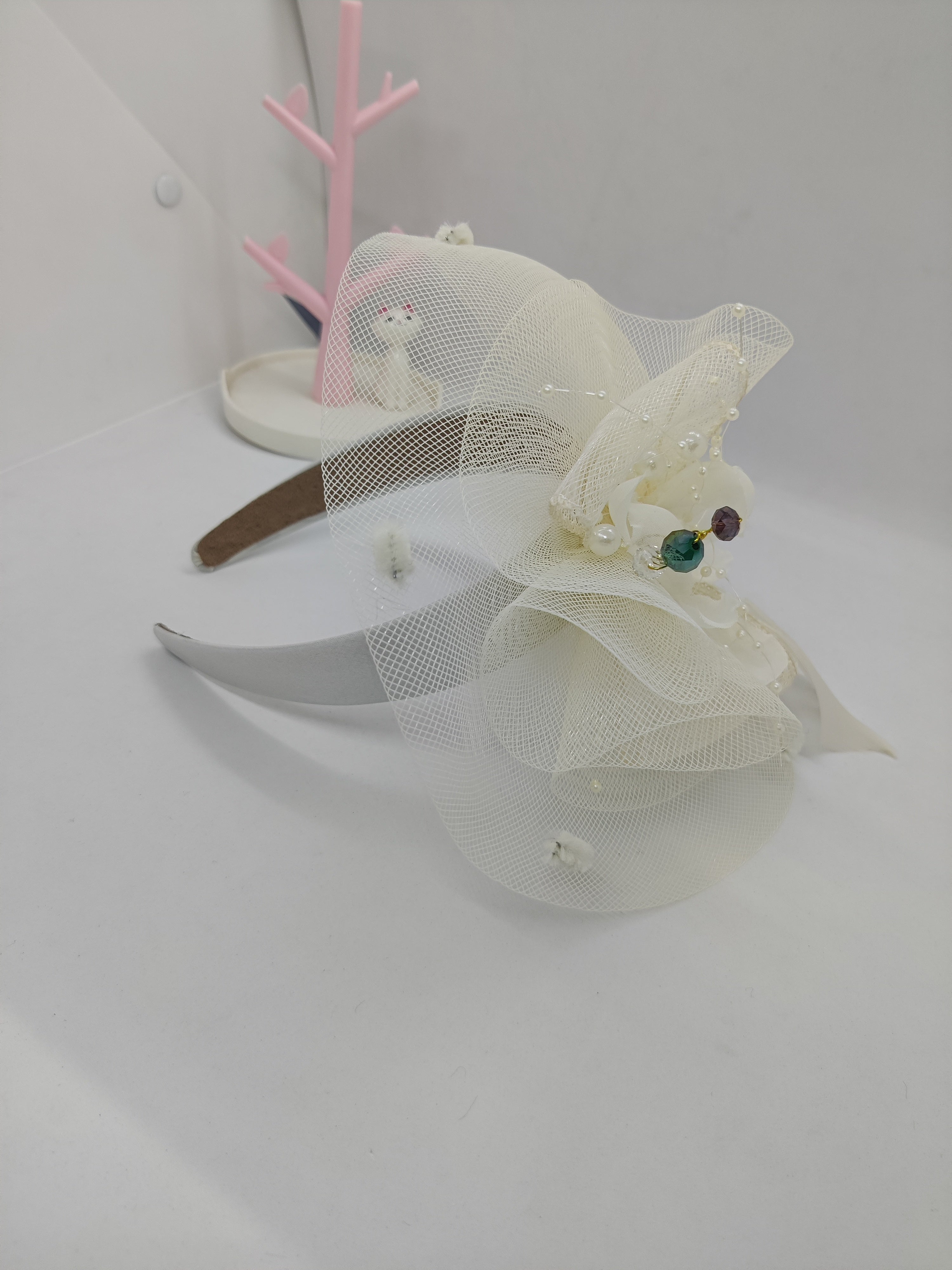 PEARL HAT PIN HAIRBAND