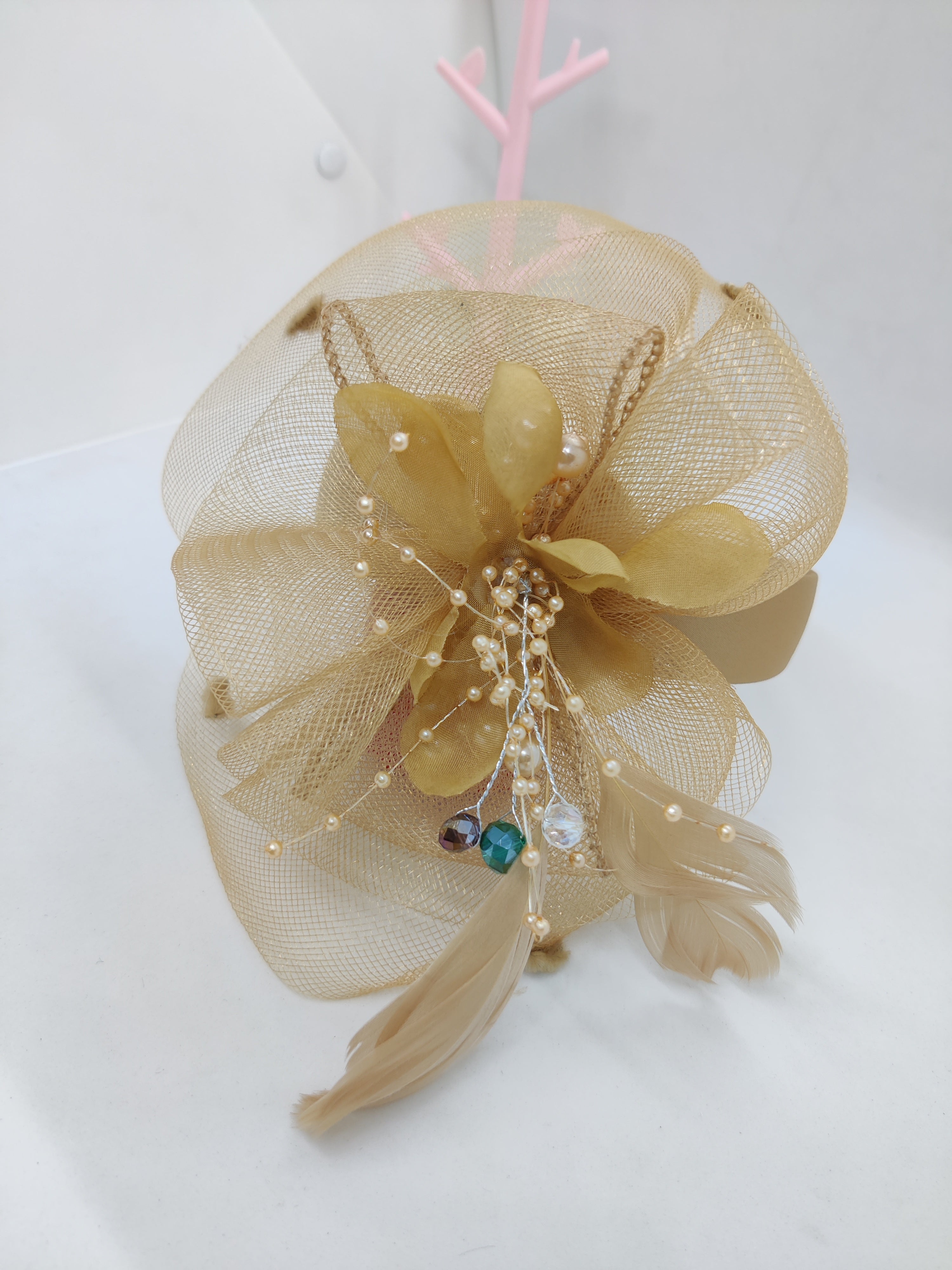 PEARL HAT PIN HAIRBAND