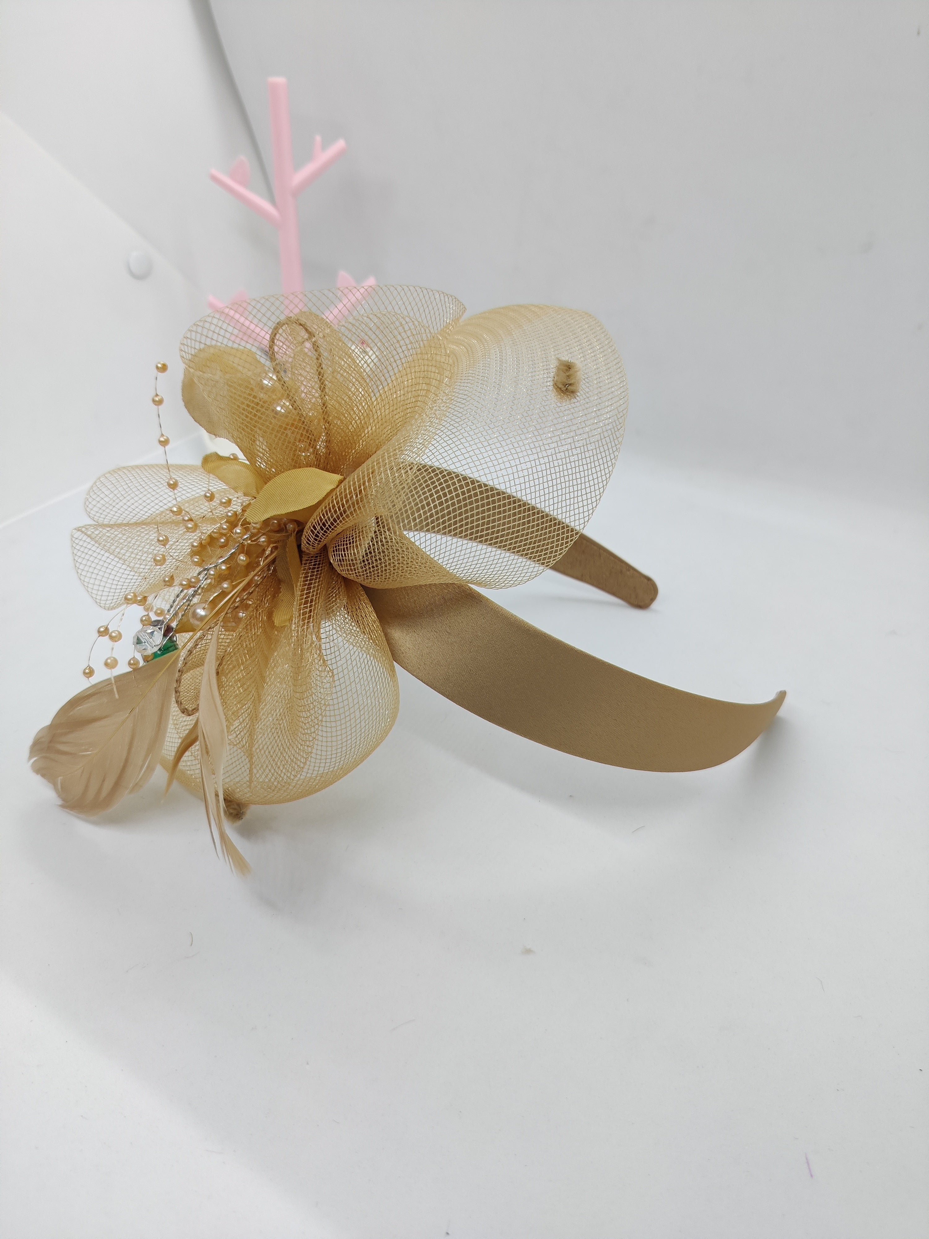 PEARL HAT PIN HAIRBAND