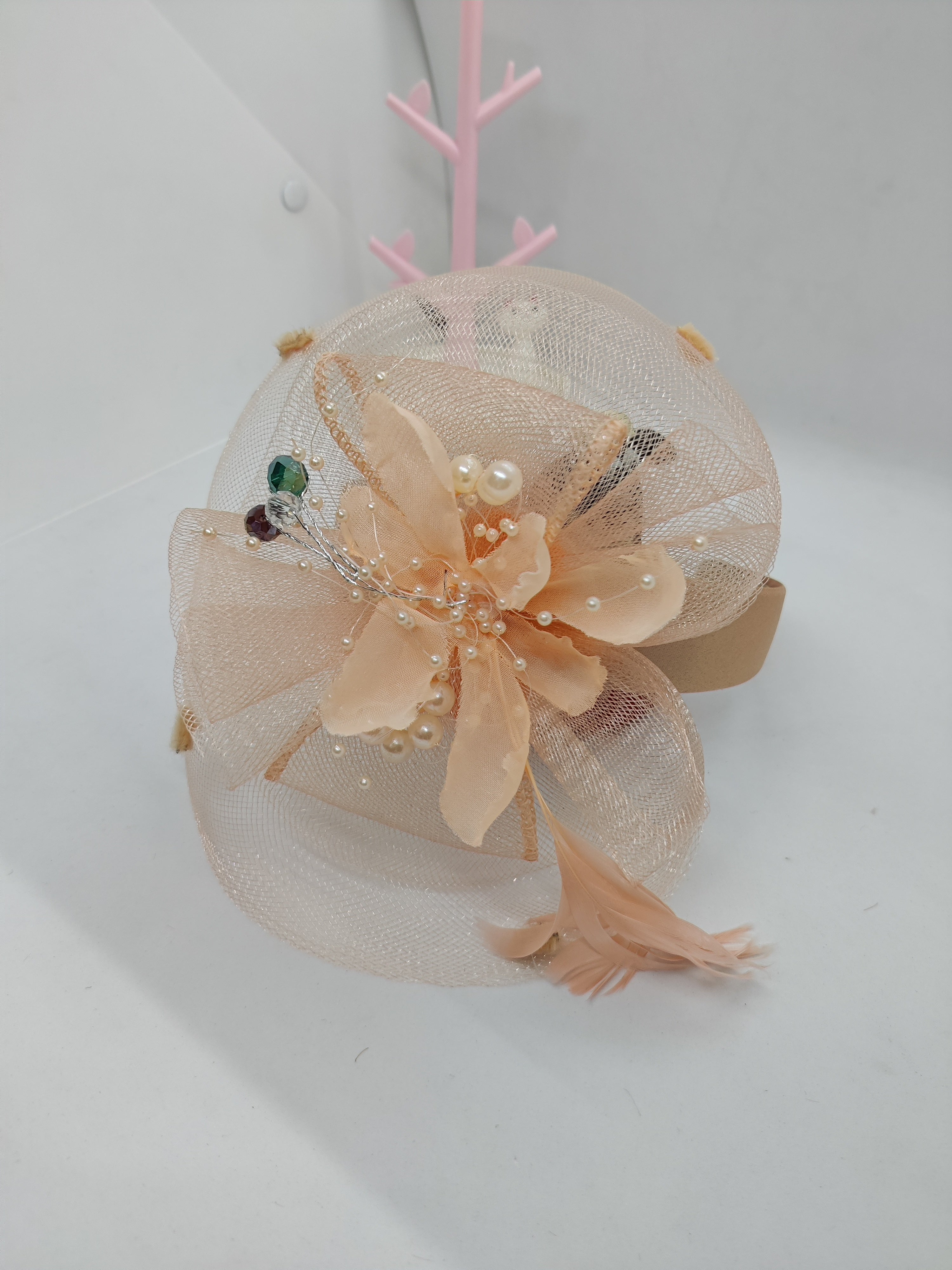 PEARL HAT PIN HAIRBAND