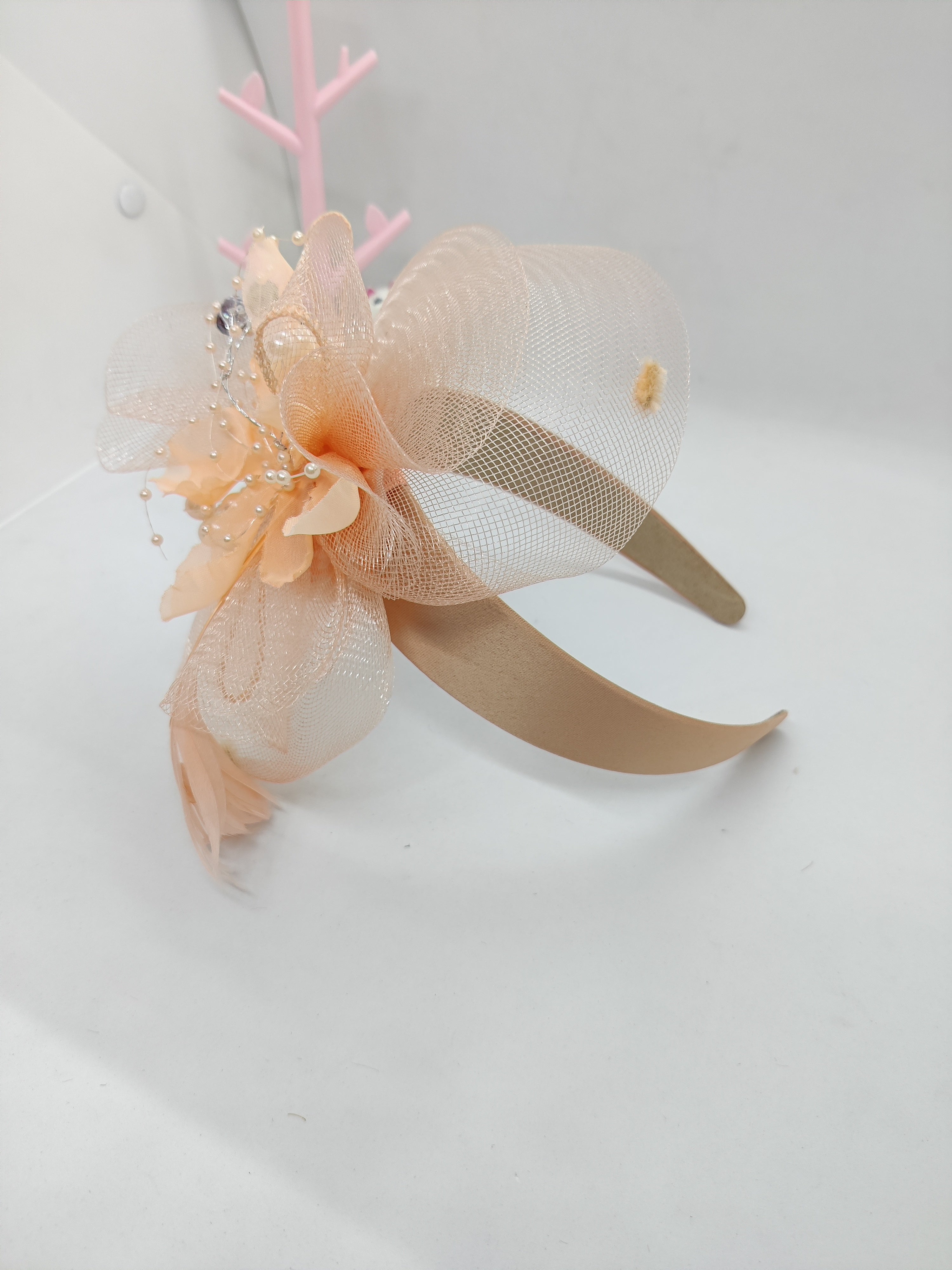 PEARL HAT PIN HAIRBAND