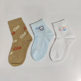 ASSORTED SOCKS PACK OF 3 - MULTI-COLOUR