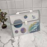 SPACE THEME FOLDER - GREY