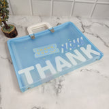 THANK YOU PRINT FOLDER - BLUE