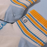 Pack of 3 Solid & Checks Bear Print Ankle Length Anti Bacterial Socks - Multicolour