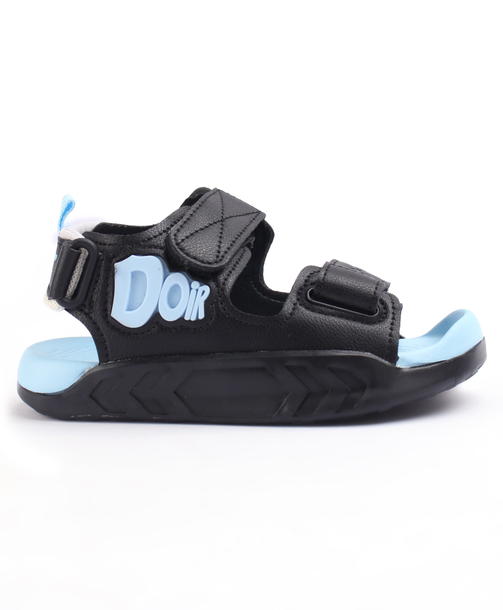 DOUBLE VELCRO CLOSURE SANDAL - BLUE