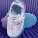 CARTOON APPLIQUE LED SHOES - BLUE