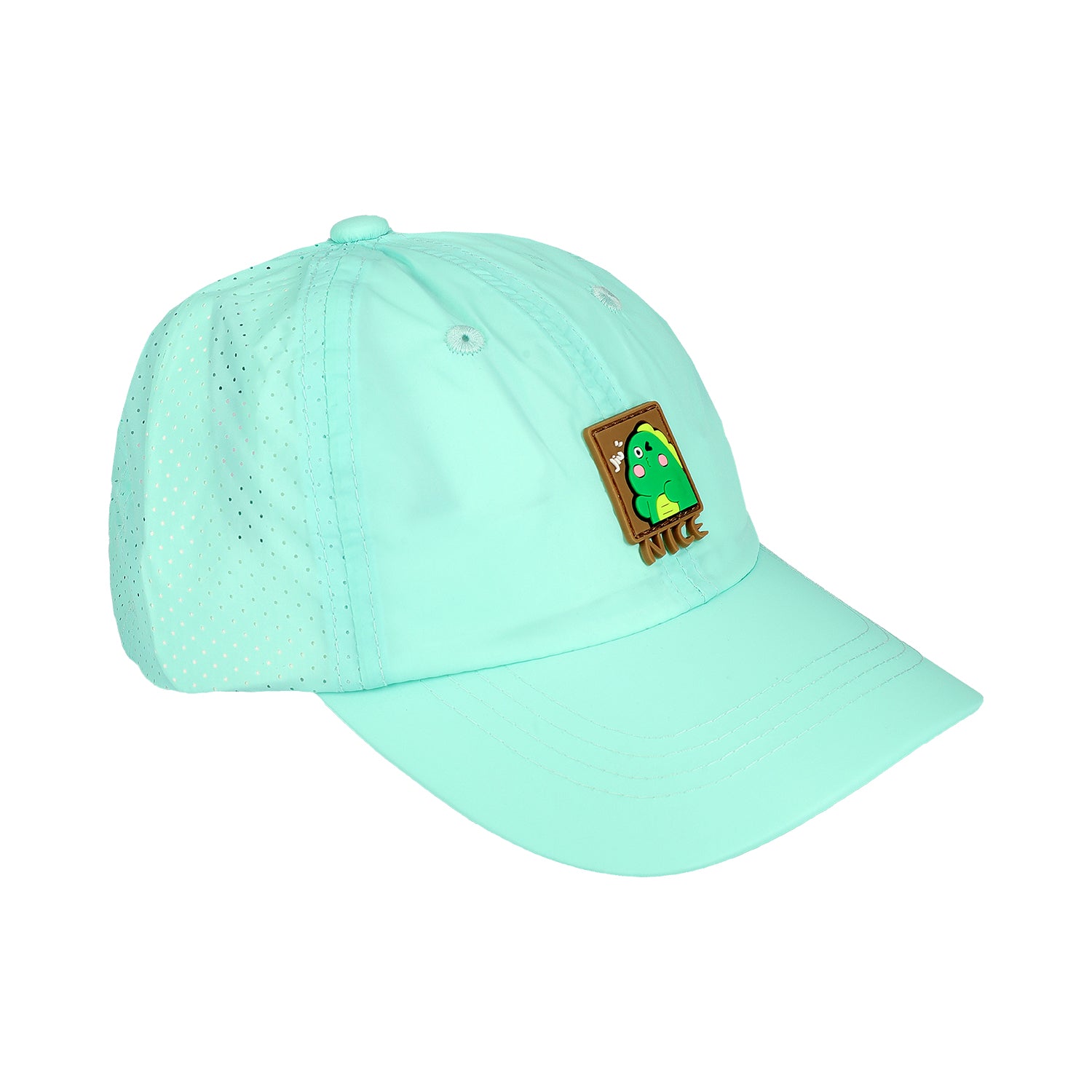 SOLID COLOR PATCH DETAILED CAP - SEA GREEN