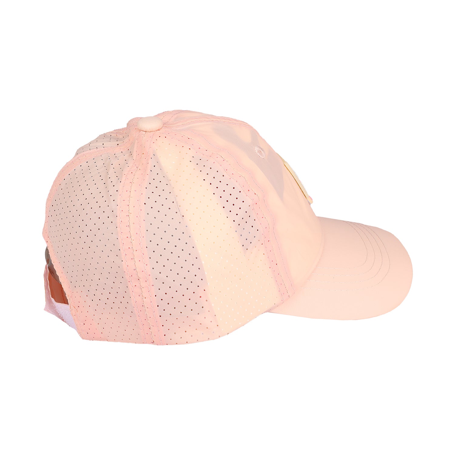 SOLID COLOR PATCH DETAILED CAP - PINK