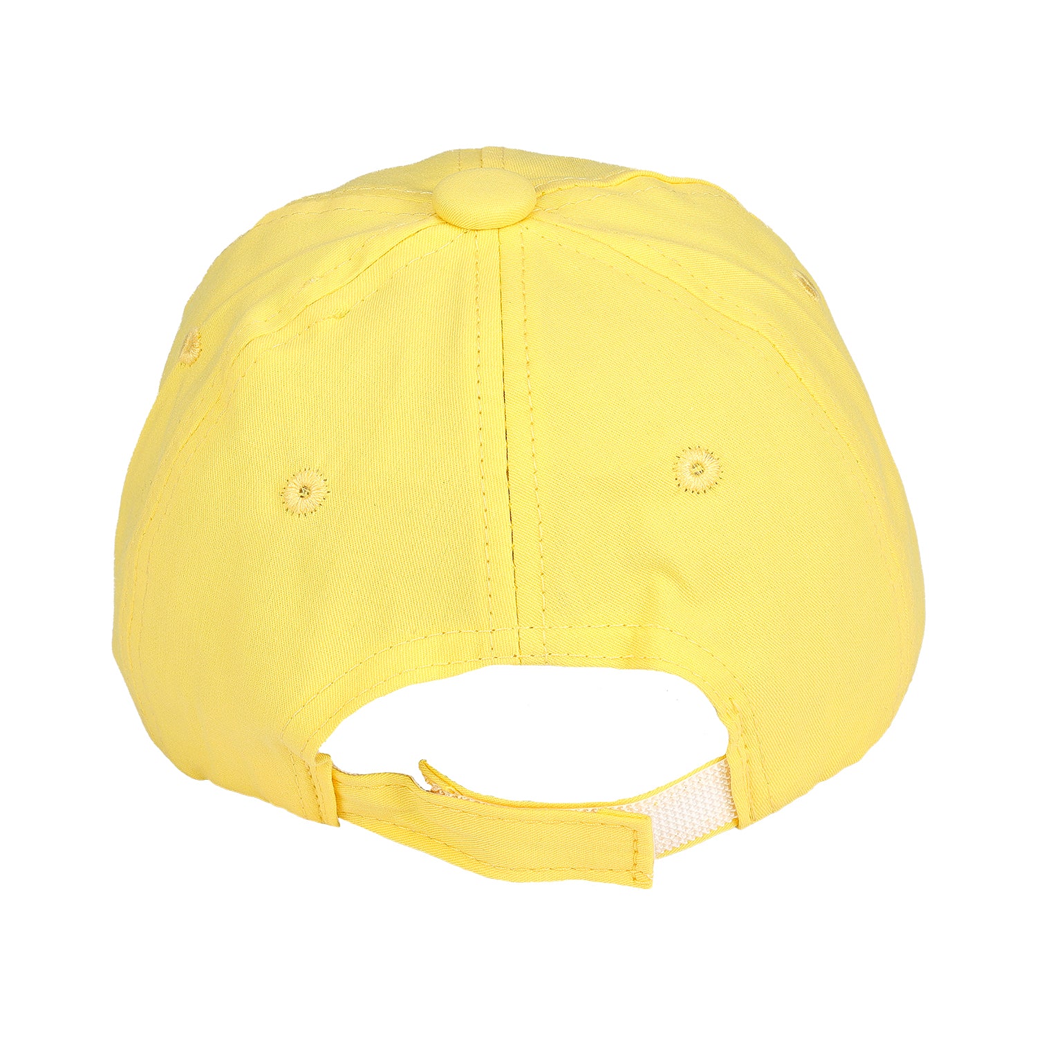 BUNNY EMBROIDERED CAP - YELLOW