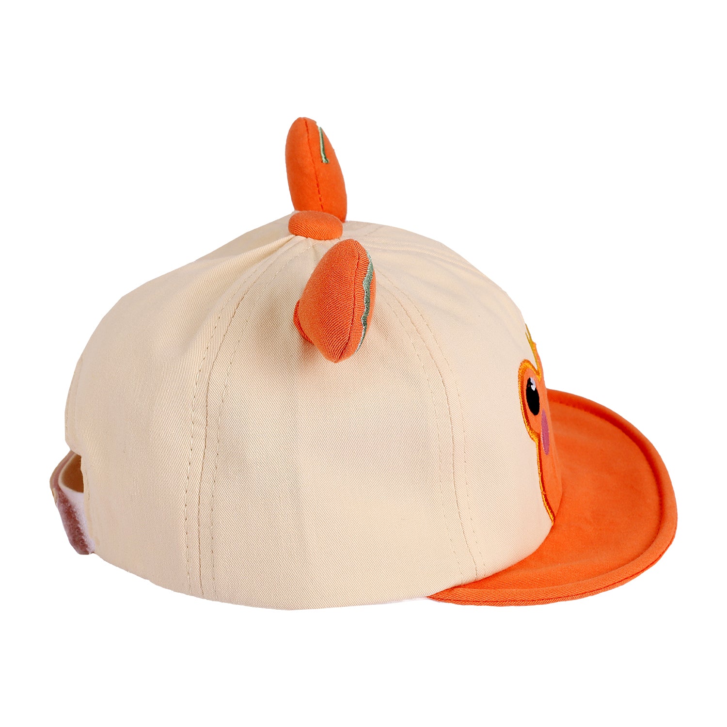 FROG FACE DESIGN CAP - ORANGE