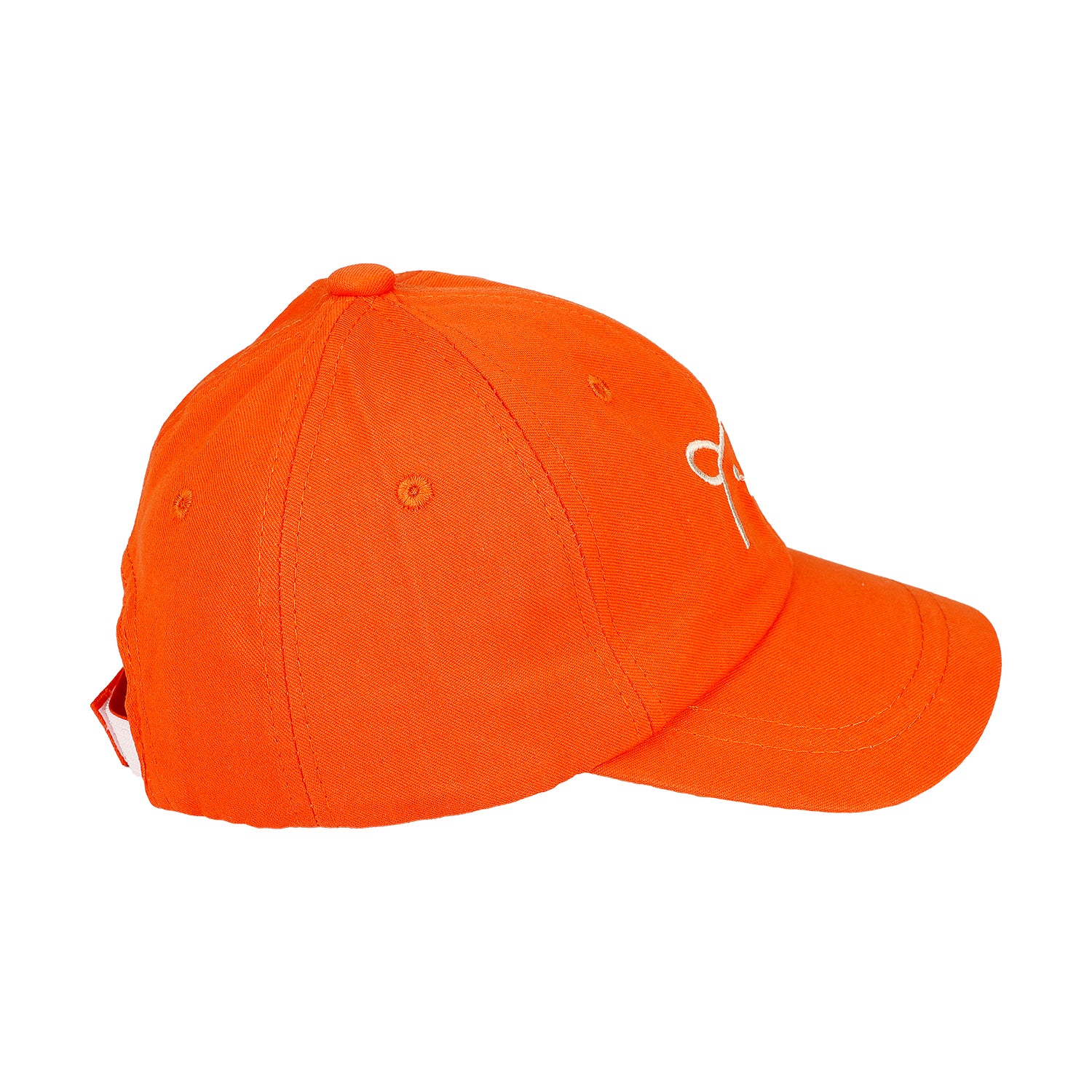 BUNNY EMBROIDERED CAP - ORANGE