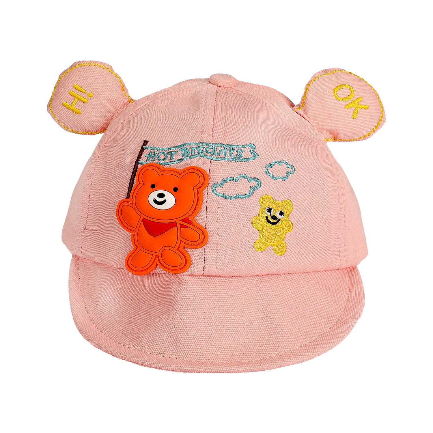 BEAR PATCH CAP - PINK