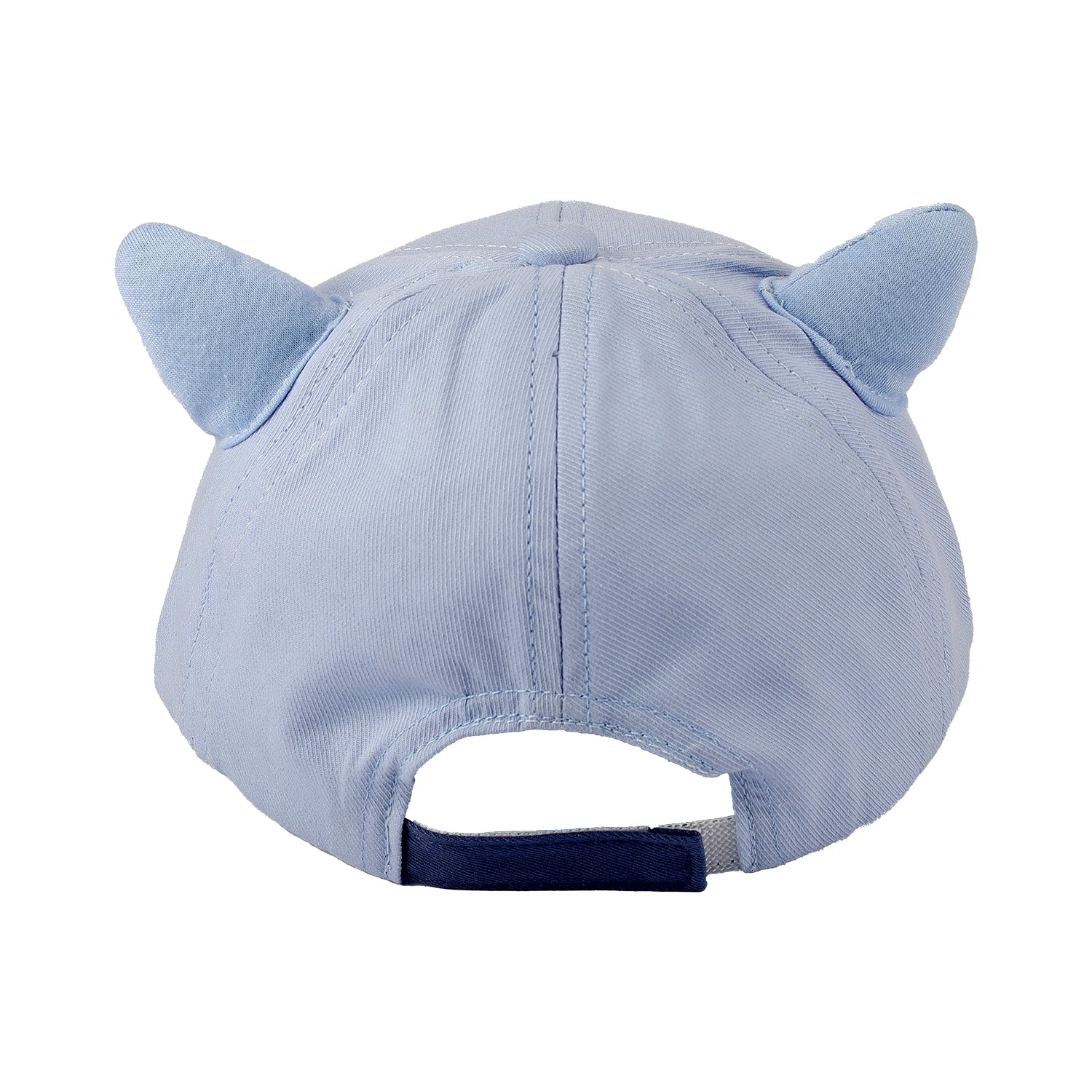 BEAR FACE APPLIQUE CAP - BLUE