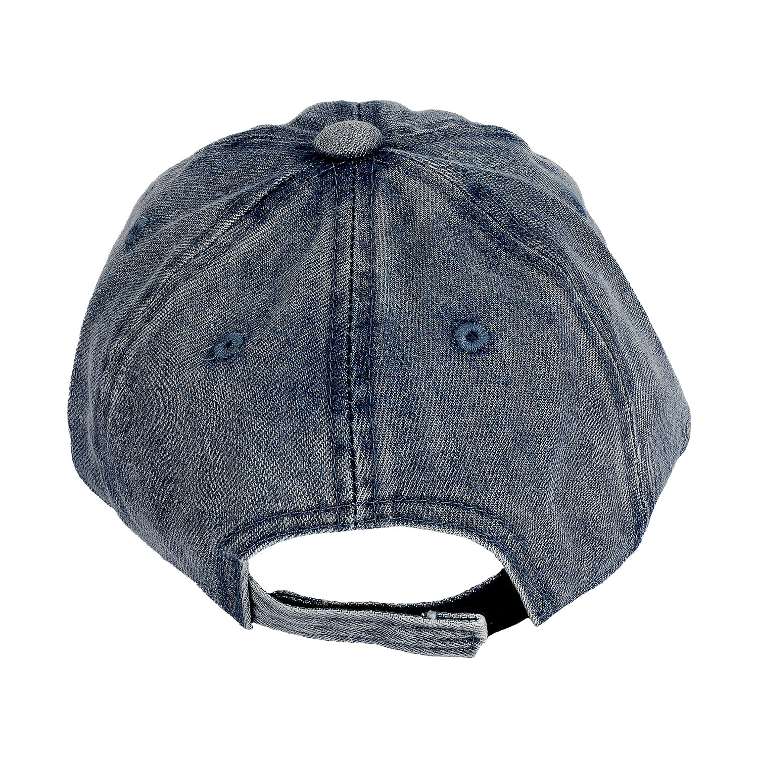 BOSTON EMROIDERED DENIM CAP - BLUE