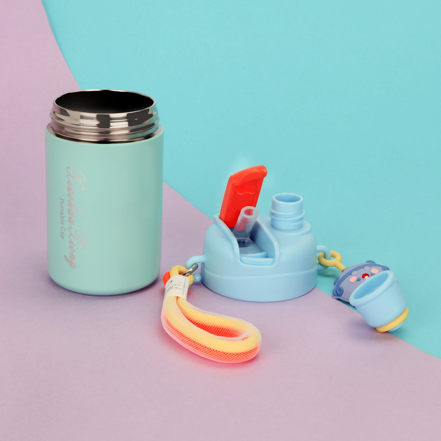 SOLID FILL SIPPER BOTTLE - BLUE