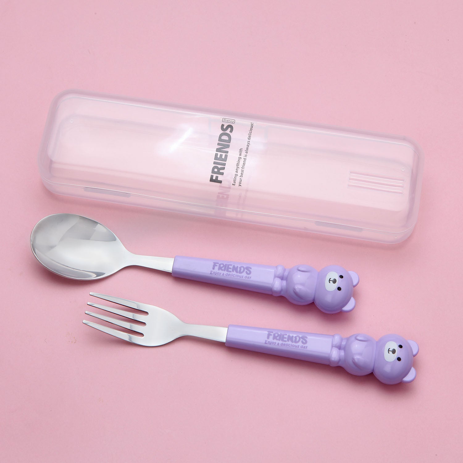 TADDY DESIGN FORK & SPOON - PURPLE