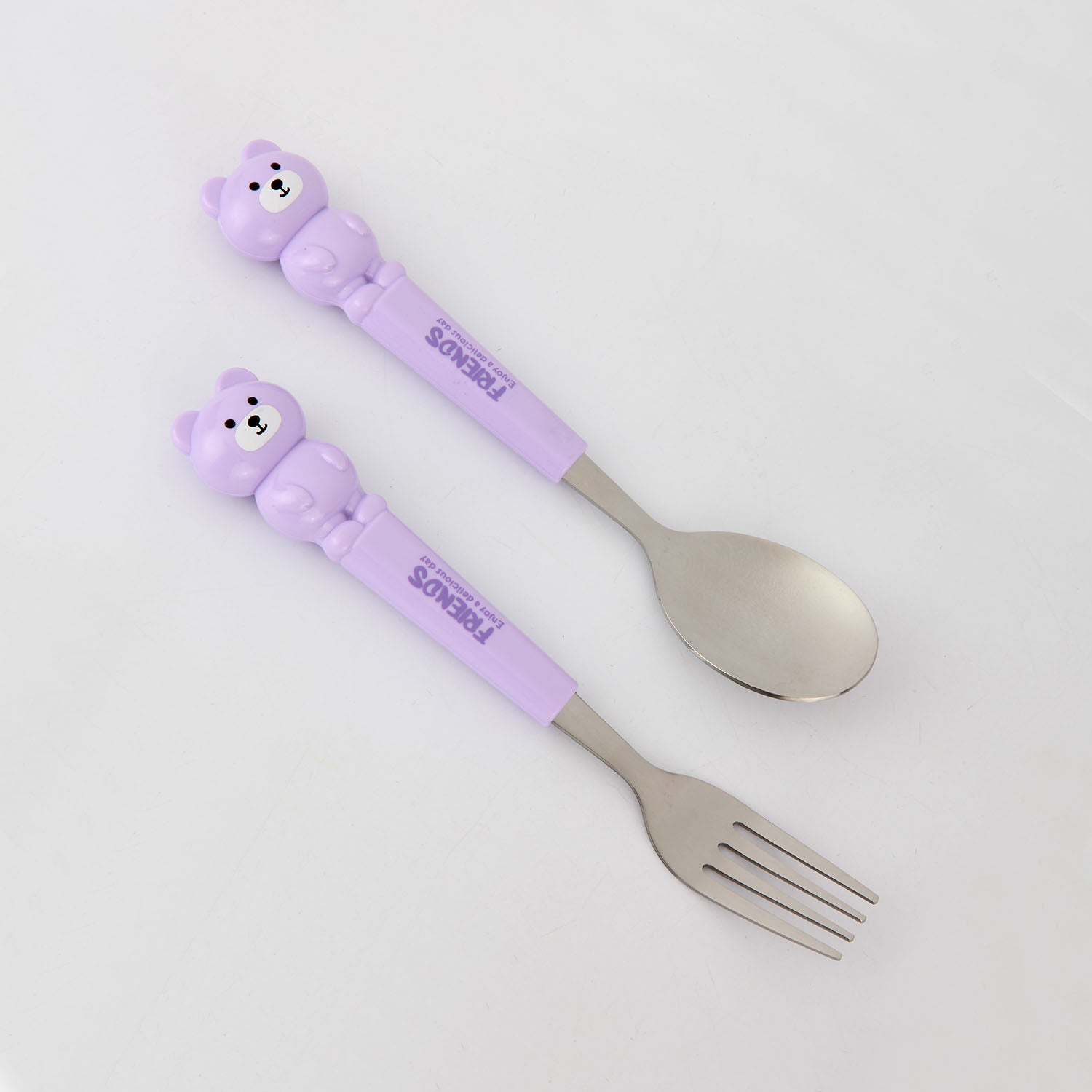 TADDY DESIGN FORK & SPOON - PURPLE