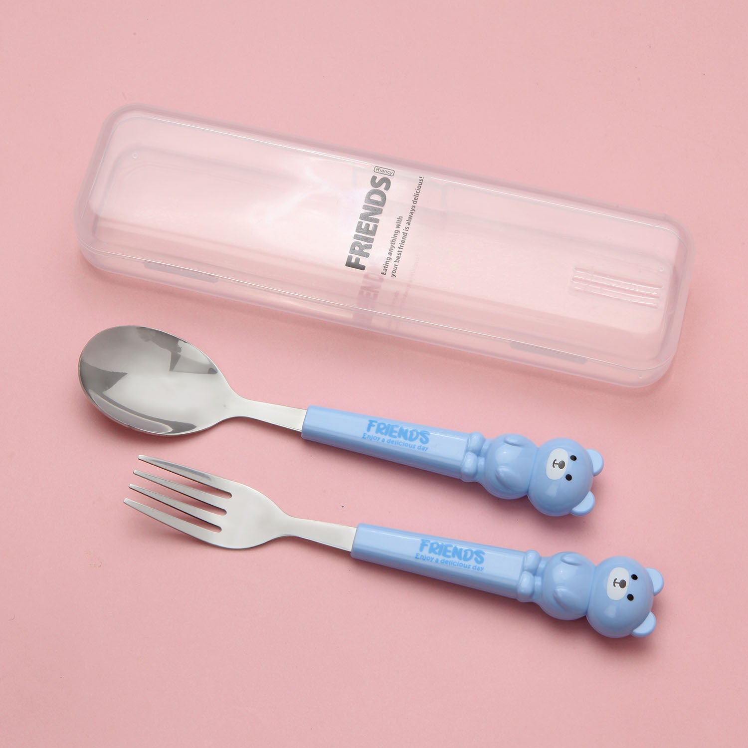 TADDY DESIGN FORK & SPOON - BLUE