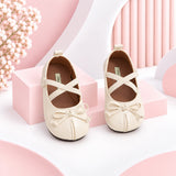 ELEGANCE CRISS-CROSS MARY JANE - OFF WHITE