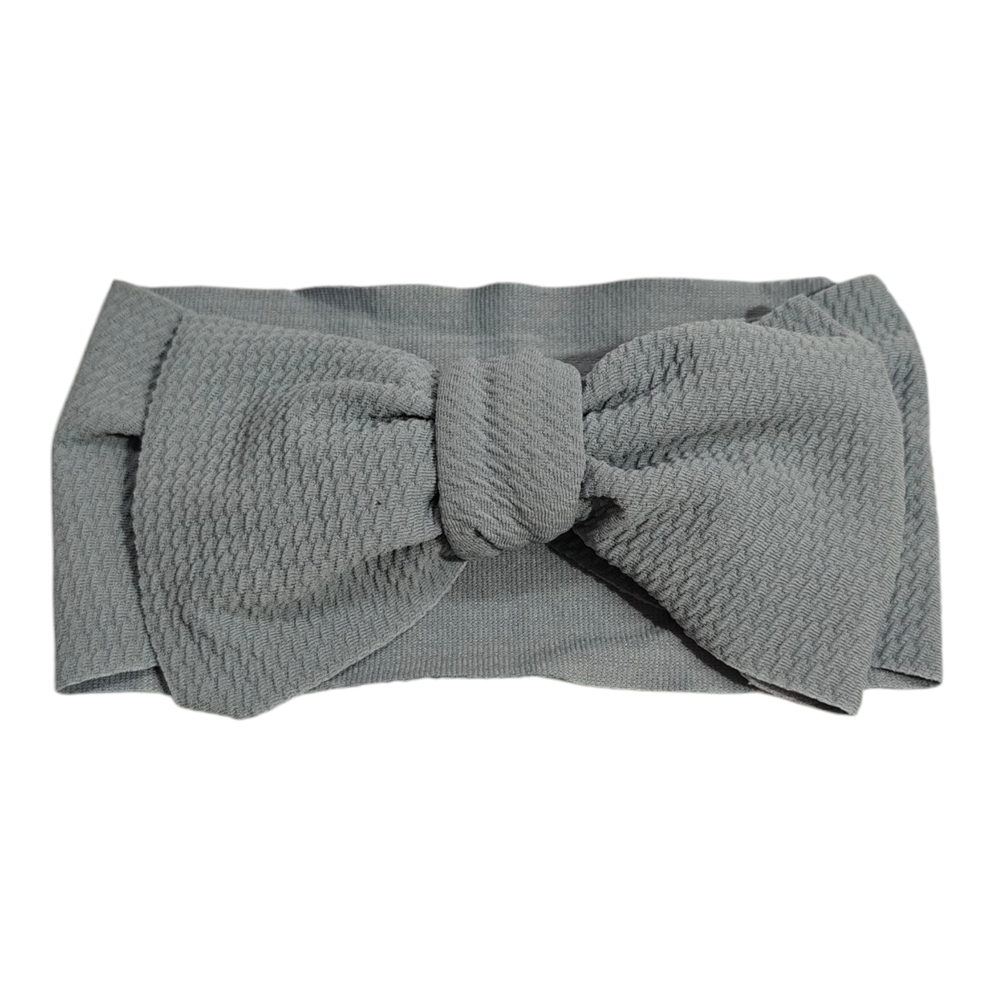 Textured Detailed Bow Applique Headband