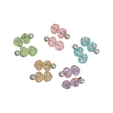 HEART SHAPE PEARL APPLIQUE HAIR PINS