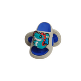 SPINNING DINO APPLIQUE FLIP-FLOP - GREY