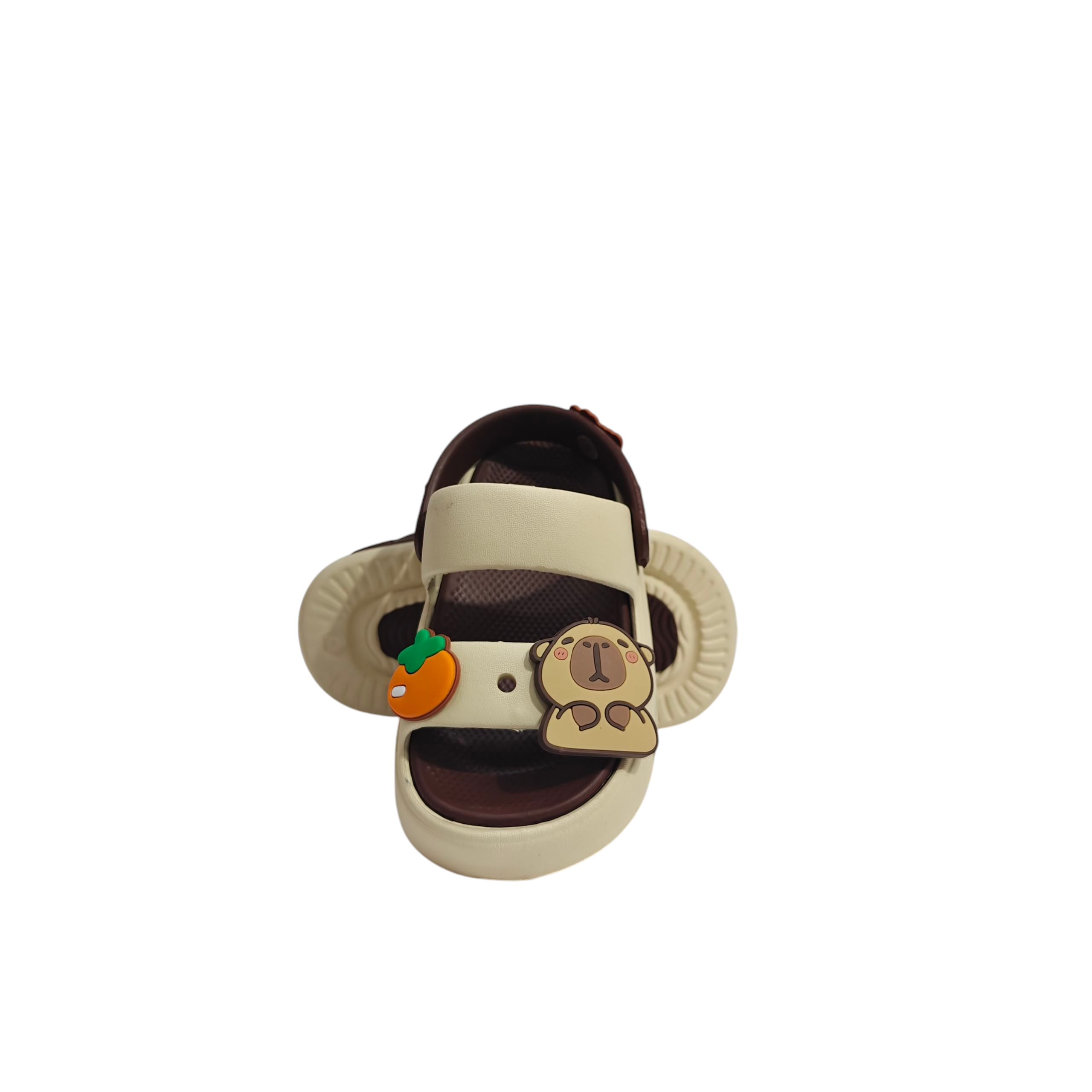 CAPY BARA SANDAL STYLE CLOGS - BROWN